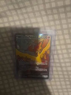 Pokemon TCG Team Rockets Moltres EX Full Art Destined Rivals 208/182 English - Image 3