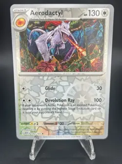 • Aerodactyl • 142/165 SV: Scarlet & Violet 151 Reverse Holo Pokemon TCG NM - Image 1