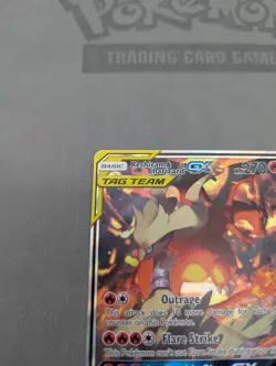 Pokemon TCG Reshiram & Charizard GX SM201 Black Star Promo Tag Team Near Mint - Image 2