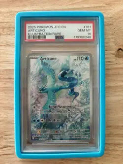 Pokemon TCG Articuno IR 161/159 Journey Together PSA 10 - Image 1