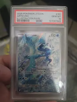 Pokemon TCG Articuno IR 161/159 Journey Together PSA 10 - Image 1