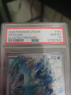 Pokemon TCG Articuno IR 161/159 Journey Together PSA 10 - Image 3