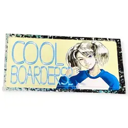 Sony PlayStation 1 Ps1 Cool Boarders 2 Vintage Official Memory Card Sticker - Image 1