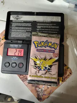 pokemon cards pack fossil 21.4g heavy sealed original 1999 booster pack - Image 1