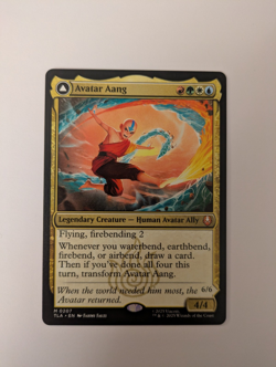 Avatar Aang, MTG, NON FOIL, Mythic Avatar The Last Airbender Magic The Gathering - Image 1