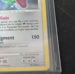 Pokemon Rayquaza 14/146 Legends Awakened Rare holo 2008 - Image 4