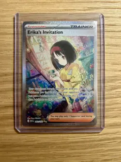 Erika’s Invitation 203/165 Pokemon Card - Illustration Rare - Mint Condition - Image 1