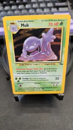 Pokemon TCG - Muk - 13/62 - Holo Unlimited - Fossil Unlimited - Image 1