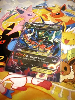 Pokemon TCG M Rayquaza EX Full Art Ultra Rare Holo Card Roaring Skies 61/108 - Image 3