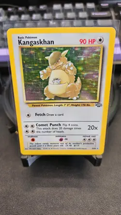Pokemon TCG Kangaskhan Jungle 5/64 Holo Unlimited Holo Rare - Image 1