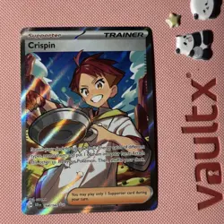 Pokemon: Crispin - 164/142 - SV07: Stellar Crown (SCR) Holo Ultra Rare - Image 3
