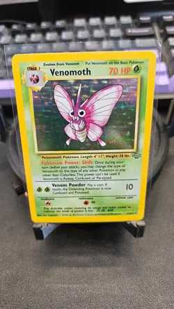 Venomoth 13/64 Jungle Holo Pokemon Lp to NM - Image 1