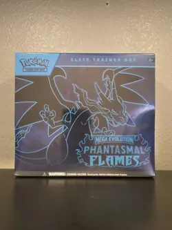 Pokemon Mega Evolution Phantasmal Flames Elite Trainer Box ETB Sealed - Image 1