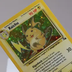 Pokemon TCG - Raichu 14/62 Fossil Holo Rare WOTC 1999 - EXC/NM - Image 1