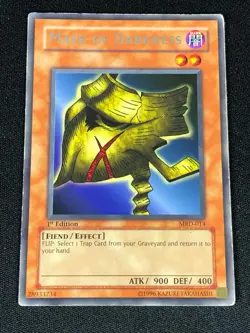 YUGIOH MASKOF DARKNESS MRD-014 1ST RARE (MP) NA PRINT - Image 1
