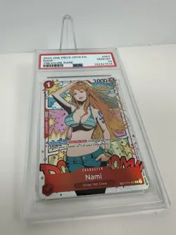 2024 ONE PIECE NAMI OP06-WINGS OF THE CAPTAIN TREASURE RARE #007 PSA 10 - Image 4
