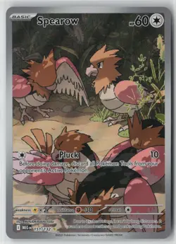 Pokemon Spearow Holo #151/132 ME01: Mega Evolution Near Mint or Better - Image 1