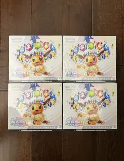 Pokemon TCG Prismatic Evolutions Elite Trainer Box ETB Lot of 4 Sealed IN HAND - Image 1