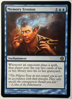 MTG Memory Erosion-Shards of Alara NM-M - Image 1
