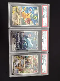 Lot Of 3 Graded Pokemon Cards PSA 9 - Image 1