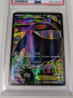 2014 POKEMON XY PHANTOM FORCES #114 FULL ART/GENGAR EX PSA 6 - Image 3