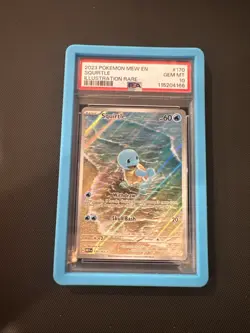 2023 POKEMON MEW EN-151 ILLUSTRATION RARE #170 SQUIRTLE PSA 10 GEM MINT 170/165 - Image 1