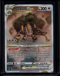 Pokemon TCG Regigigas Vstar GG55/GG70 Crown Zenith Galarian Gallery NM - Image 1