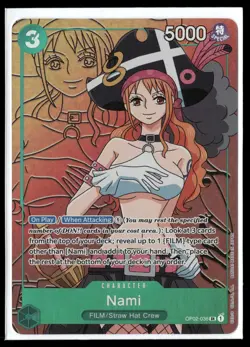 Nami (Alternate Art) SR Paramount War OP02-036 NM - Image 1