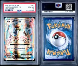 PSA 10 Gem Mint MEGA M CHARIZARD 101/108 POKEMON XY Evolutions FULL ART EX HOLO - Image 3