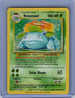 Pokemon Trading Card Game Classic #003/034 Venusaur Near Mint or Better - Image 1