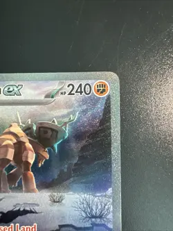 Pokemon TCG Ting-Lu EX Scarlet & Violet Paldea Evolved Holo Card 263/193 - Image 4