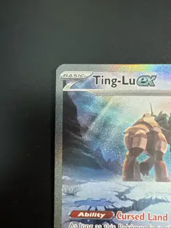 Pokemon TCG Ting-Lu EX Scarlet & Violet Paldea Evolved Holo Card 263/193 - Image 5