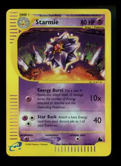 Starmie 30/144 Skyridge 2003 Reverse Holo E-Series Vintage Pokemon Card TCG - Image 1