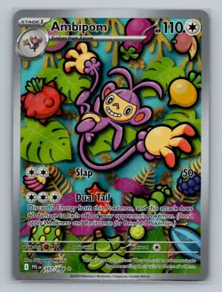 Pokemon ME02: Phantasmal Flames #107/094 Ambipom - Image 1