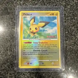 Pichu #45/100 Stormfront- Reverse Holo Platinum Stamped Pokemon Card - Image 1