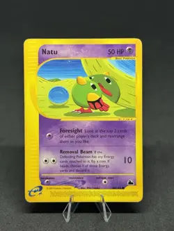 Pokemon TCG Natu Skyridge 80/144 50 HP Basic Regular Common Psychic Type Card - Image 1