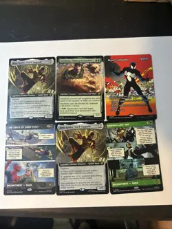 6x Spider-Man MTG HTF Cards - Image 1