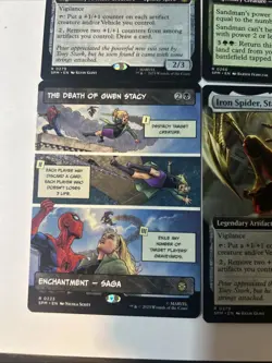 6x Spider-Man MTG HTF Cards - Image 4