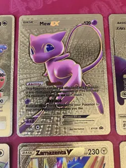 Pokemon Gold Foil (unofficial fan art) Card Lot! Charizard, Mewtwo, Arceus, Pika - Image 4