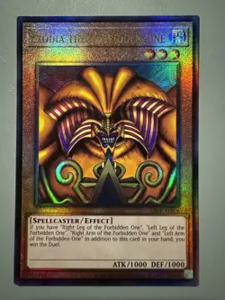 YUGIOH EXODIA THE FORBIDDEN ONE 5 CARDS SET ASIA ENGLISH ES01 ULTIMATE RARE - Image 2