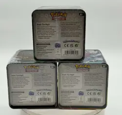 Lot of (3) Pokemon TCG Stacking Tins (3 Booster Packs Per Tin) SEALED NEW - Image 3