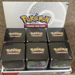 6 x Pokemon Stacking Tins Inc Booster Packs & Stickers - Brand New & Sealed - Image 1