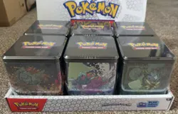 6 x Pokemon Stacking Tins Inc Booster Packs & Stickers - Brand New & Sealed - Image 3