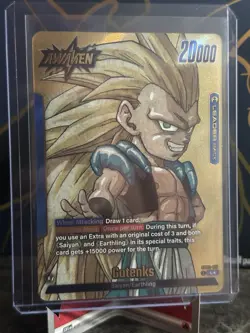 GOTENKS SB02-017 Dragon Ball Fusion World Manga Booster 2 Gold Leader L* Alt Art - Image 1