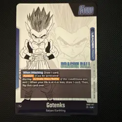 Dragon Ball Manga Gotenks SB02-017 Gold Leader Dragon Ball Fusion World - Image 2