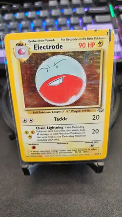 Pokemon TCG Electrode Jungle 2/64 Holo Unlimited Holo Rare Pokemon Card dm hp mp - Image 1