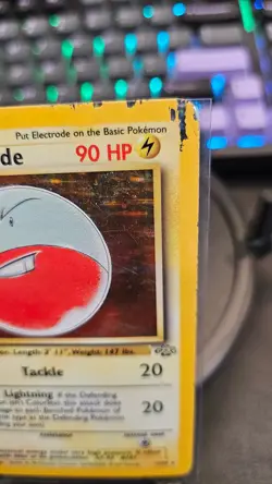 Pokemon TCG Electrode Jungle 2/64 Holo Unlimited Holo Rare Pokemon Card dm hp mp - Image 3