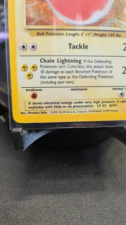 Pokemon TCG Electrode Jungle 2/64 Holo Unlimited Holo Rare Pokemon Card dm hp mp - Image 5
