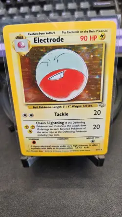 Pokemon TCG Electrode Jungle 2/64 Holo Unlimited Holo Rare Pokemon Card - Image 1