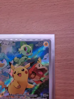 Pokemon Pikachu TCG SVP027 Scarlet Violet Black Star Promo Card Sealed - Image 3